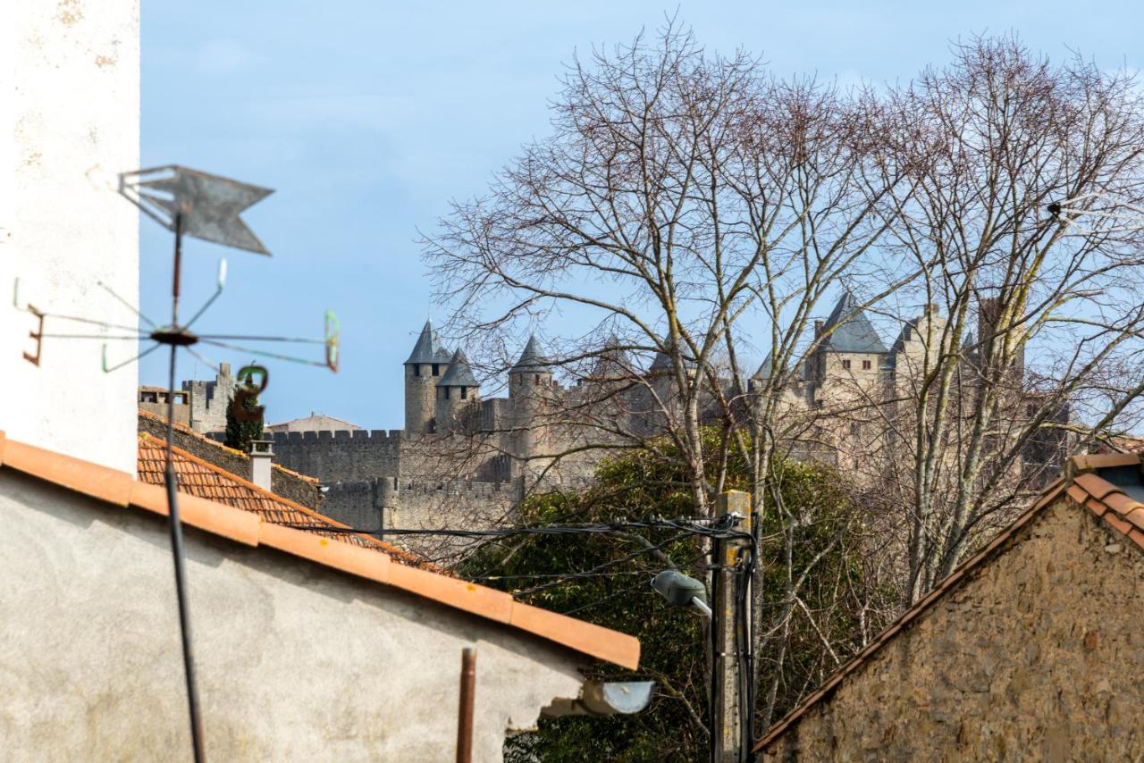 L'Arche De La Cite Avec Netflix Fibre Et Clim Apartment การ์กาซอน ภายนอก รูปภาพ